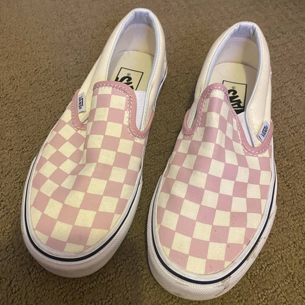 Vans checkered shoes